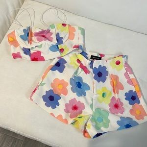 White fox matching set